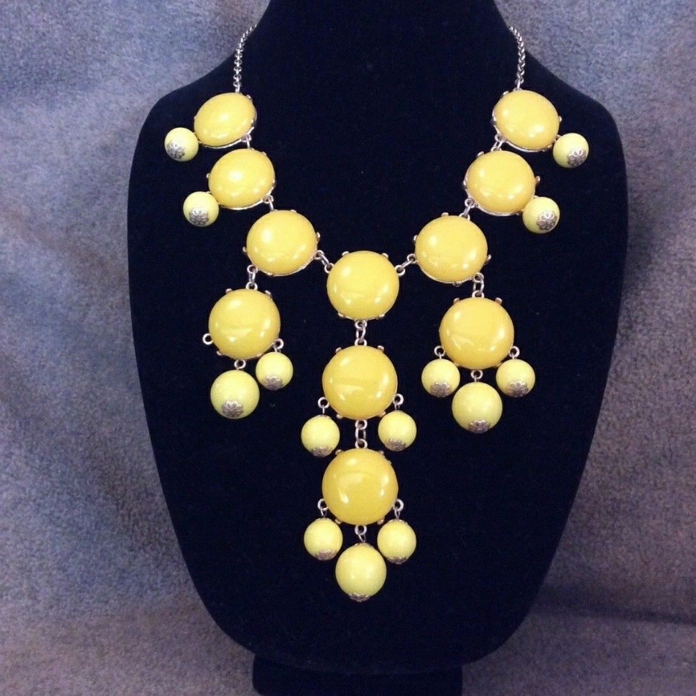 Yellow Mod Revival J. Crew Necklace